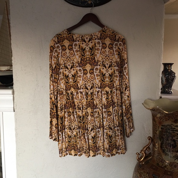 Free People Bella Printed Tunic Size Medium - Picture 4 of 8